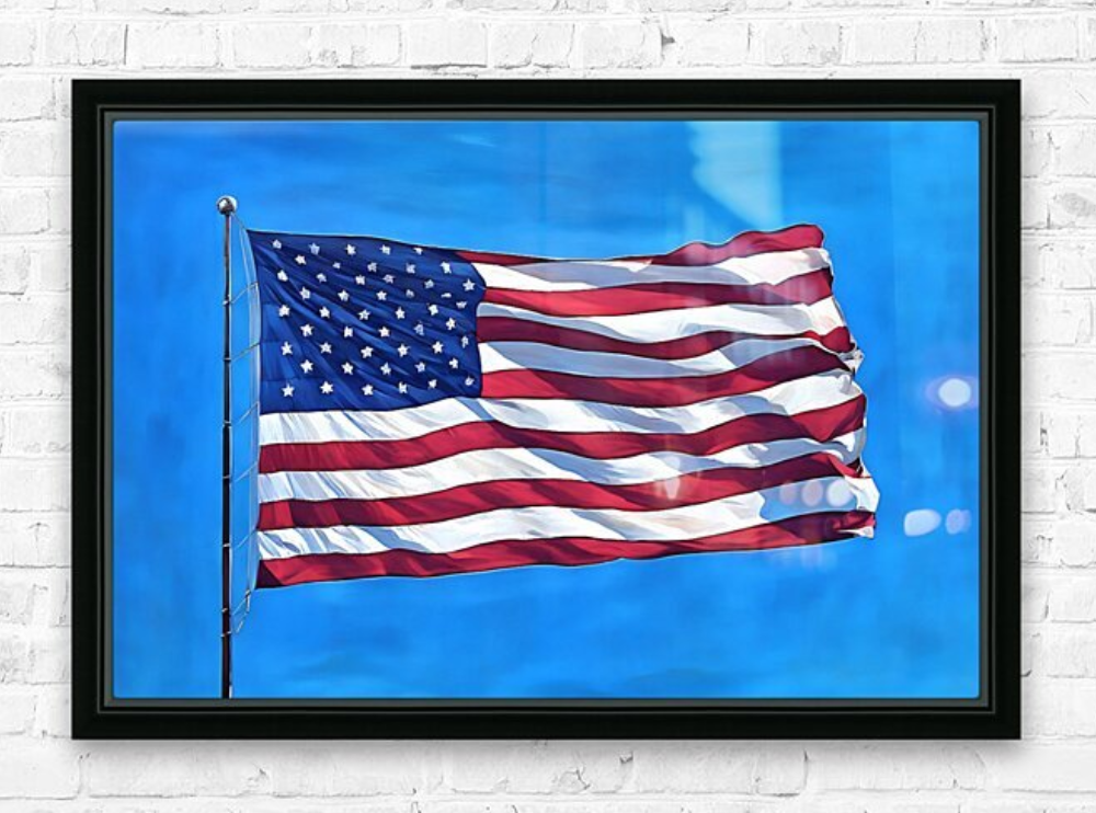 flag hd metal mock rect