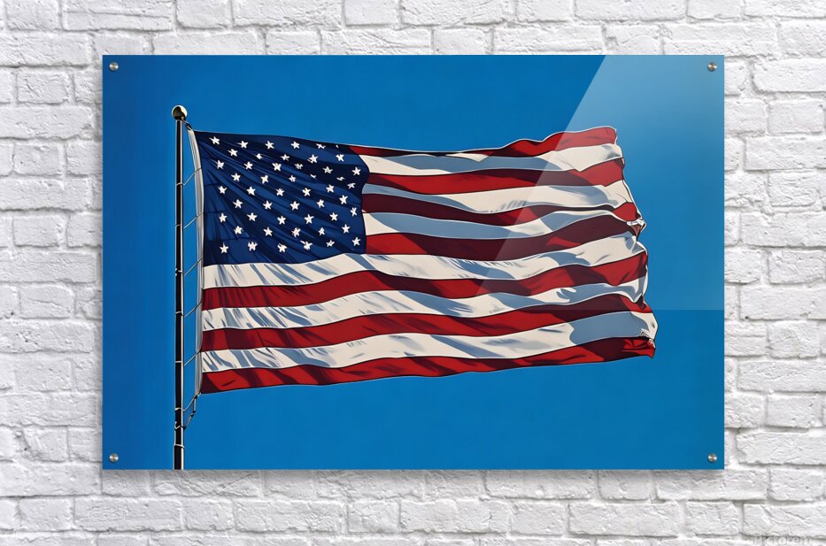 Flag Acrylic Comic