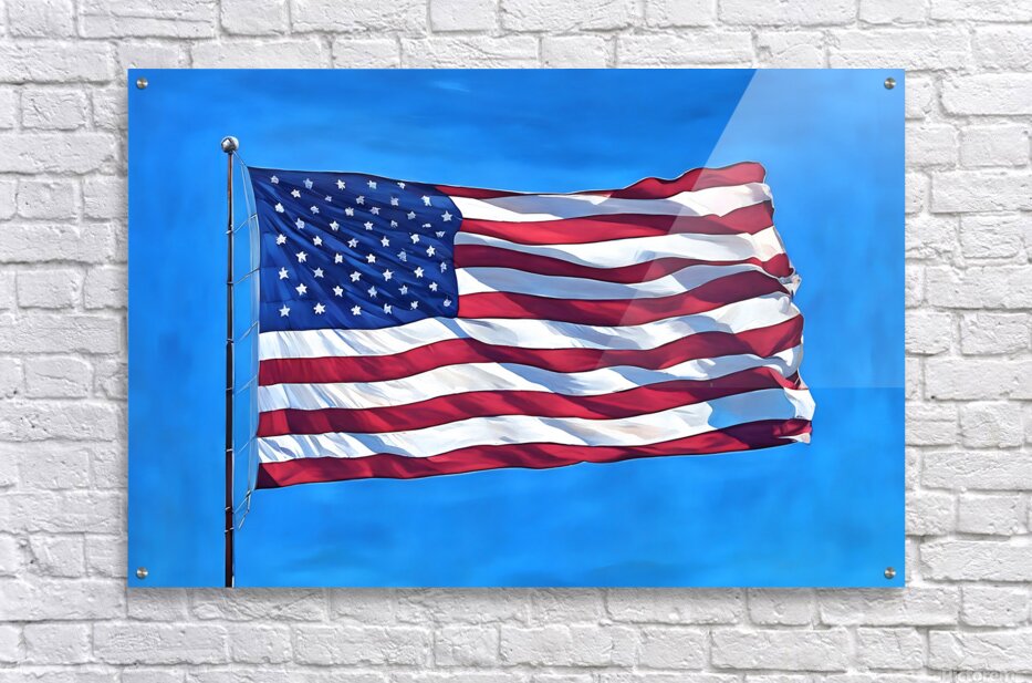 Flag Acrylic Impression
