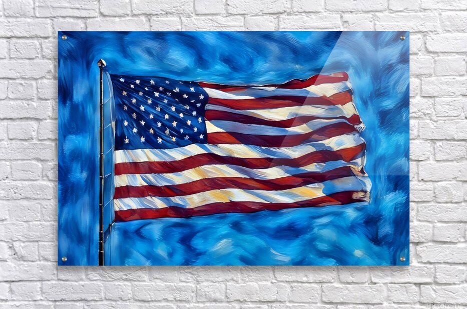 Flag Acrylic Pastel
