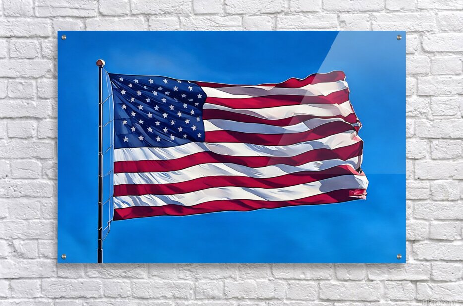 Flag Acrylic Realistic