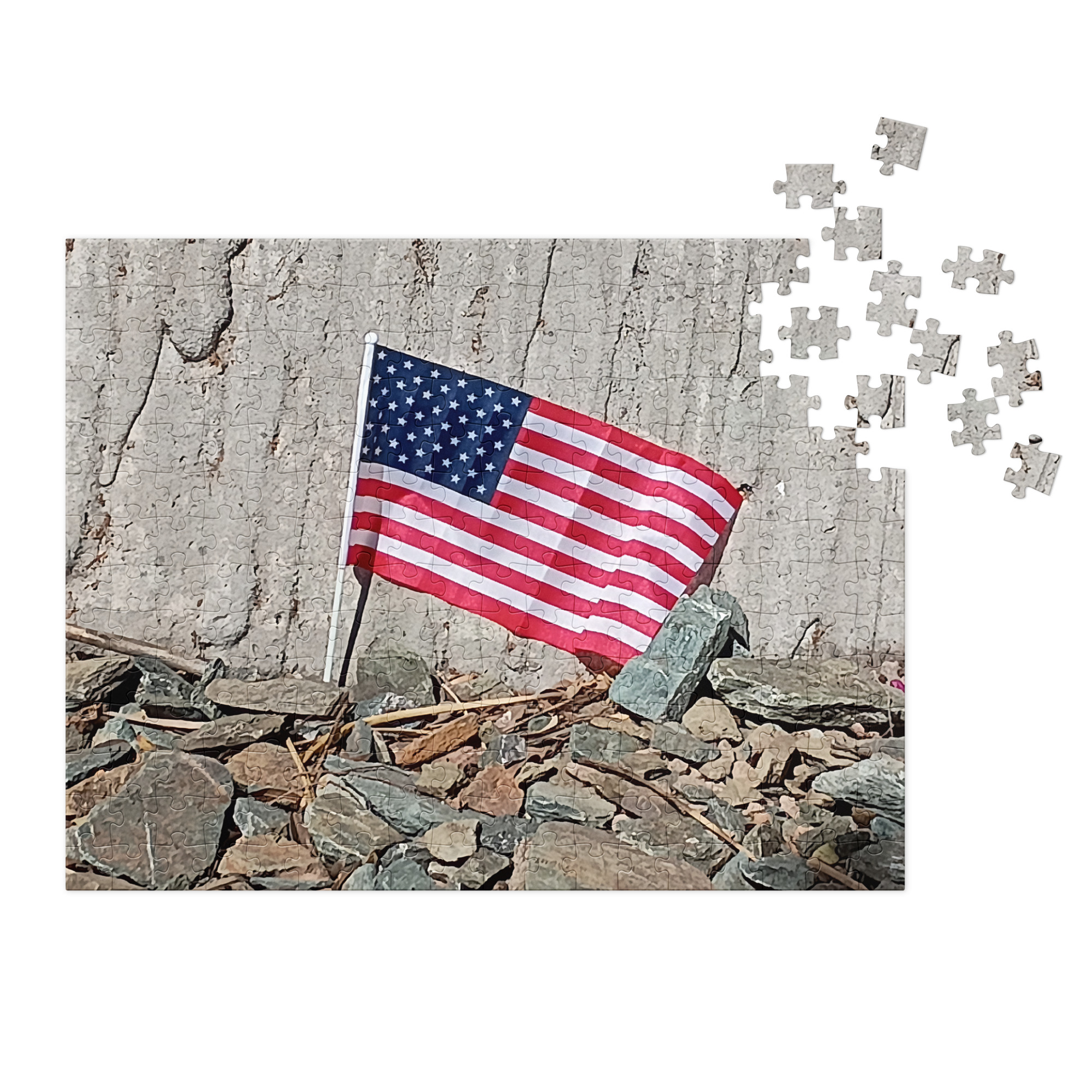 jigsaw puzzle with tin rock bed jigsaw puzzle with tin rock bed
