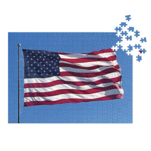 jigsaw puzzle with tin photo
