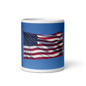 White glossy mug - photo
