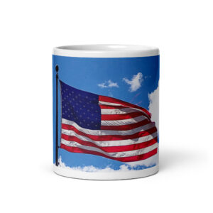 white glossy mug sky 11