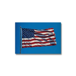 flag magnet mock
